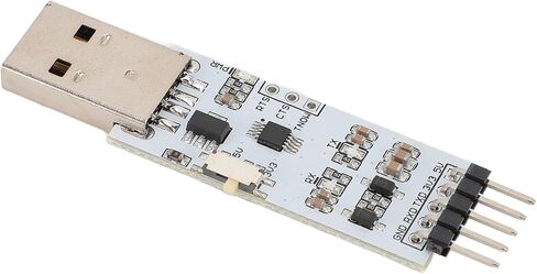 وحدة تسلسلية USB إلى TTL، محول USB إلى TTL UART بجهد مزدوج 3.3 فولت/5 فولت، معدل الباود 50 بت في الثانية - 2 ميجابت في الثانية، حماية ماس كهربائى لـ /7/8/10، يتضمن سلك القفز in Kuwait