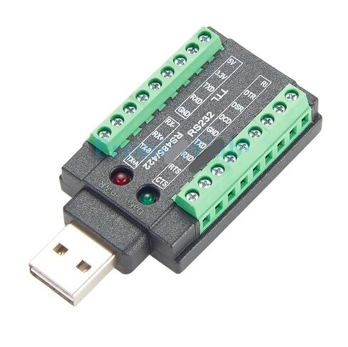 Industrial 4 in 1 USB to RS232 RS485 RS422 TTL Serial Converter with FT232RNL Chip USB 2.0 A to Terminal Block Adapter in Kuwait