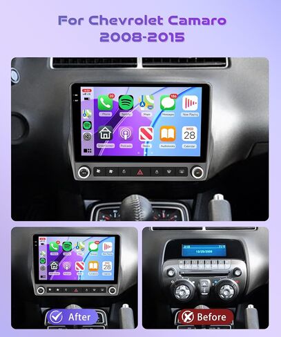 Rimoody 4G+128G Android 15 Car Stereo Radio for Chevrolet Camaro 2008-2015 in Saudi Arabia