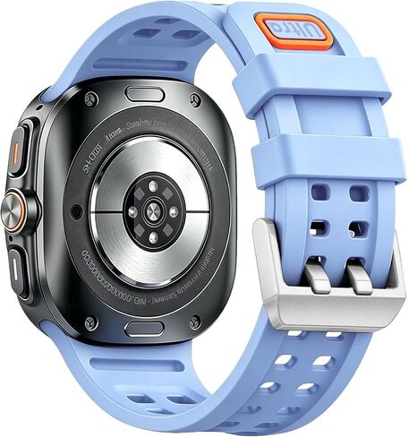 Marine Sport Band Compatible with Samsung Galaxy Watch Ultra 2/Ultra(2026/2025/2024), Breathable Ocean Silicone Waterproof Wristband Replacement Strap for Women Men in Saudi Arabia