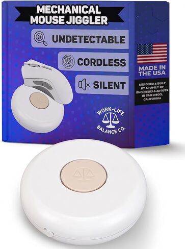 Compact Mouse Jiggler, NO USB, Cordless, Silent Undetectable Mouse Mover in Saudi Arabia