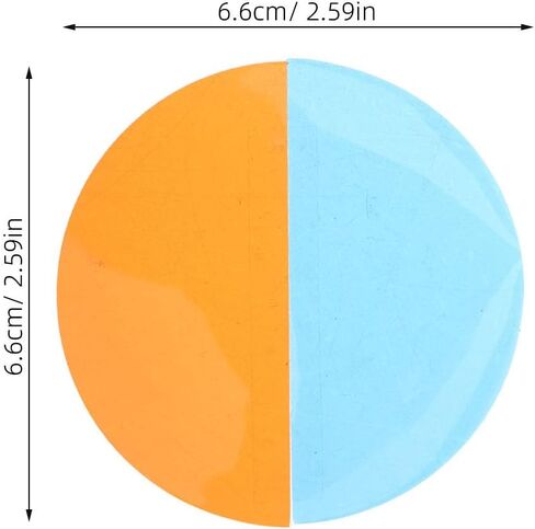 12pcs LED Lamp Filter 66mm PET Gel Light Diffuser Sheets in Kuwait