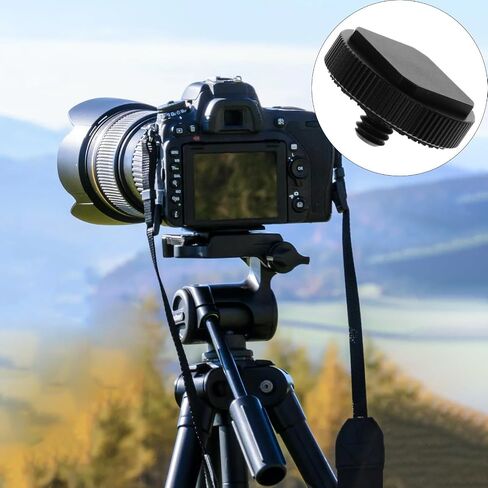 3pcs Camera Hot Shoe Mount Adapter with 1/4 Inch Screw, Black in Kuwait