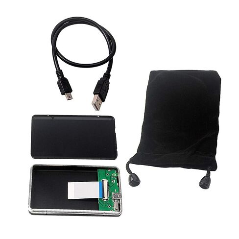 External Enclosure HDD Enclosure Case USB 2.0 External Case Box 1.8 Inch HDD Adapter Case CE ZIF 40Pin Plug and Play Suitable in Saudi Arabia
