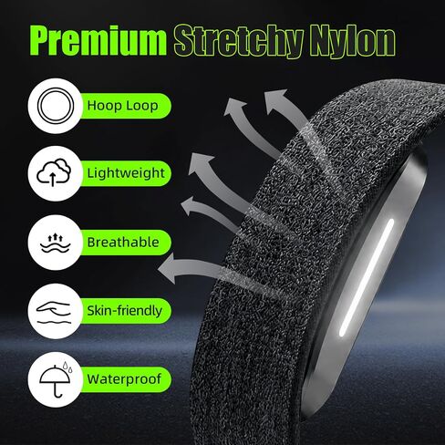 Nylon Strap 2.0 Compatible with Hume Band 2.0,Elastic Replacement Band 2.0 in Kuwait