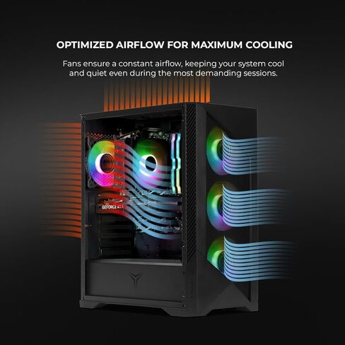 YEYIAN Edge Gaming Desktop – Intel Core Ultra 5 225F, GeForce RTX 5060, 32GB DDR5 6000MHz, 2TB SSD – AI‑Ready High‑Airflow Tower with Performance Air Cooling – SKU YPI‑ED225FC‑560P2U in Saudi Arabia