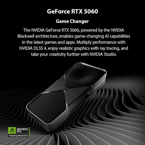 YEYIAN Edge Gaming Desktop – Intel Core Ultra 5 225F, GeForce RTX 5060, 32GB DDR5 6000MHz, 2TB SSD – AI‑Ready High‑Airflow Tower with Performance Air Cooling – SKU YPI‑ED225FC‑560P2U in Saudi Arabia