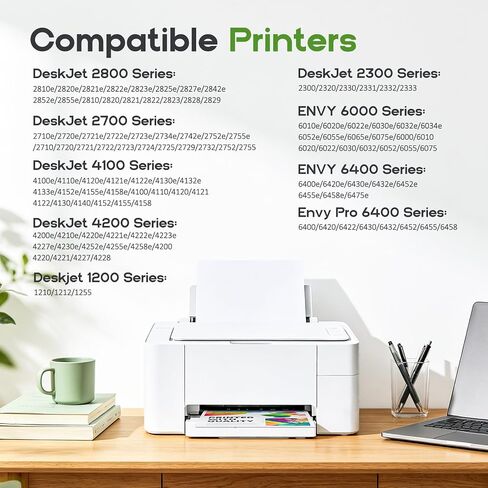 67XL Compatible for HP 67 67xl hp67xl Ink Cartridges Black Color Combo Pack in Saudi Arabia