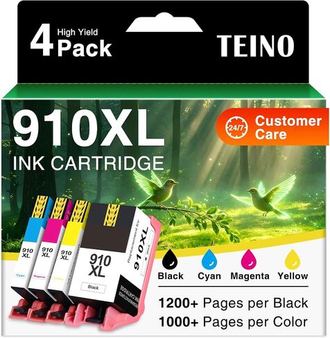 910XL Ink Cartridges Replacement for HP 910XL Ink Cartridges Combo Pack 4PK in Saudi Arabia