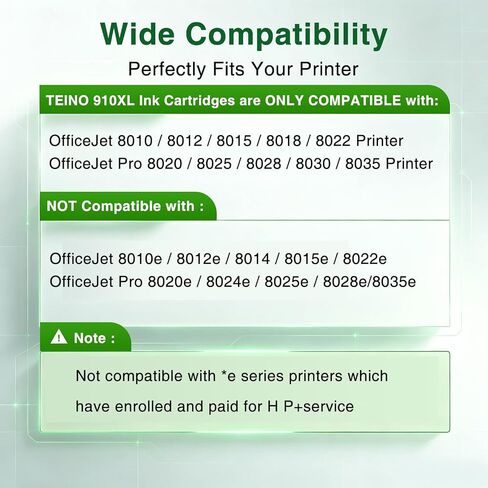910XL Ink Cartridges Replacement for HP 910XL Ink Cartridges Combo Pack 4PK in Saudi Arabia
