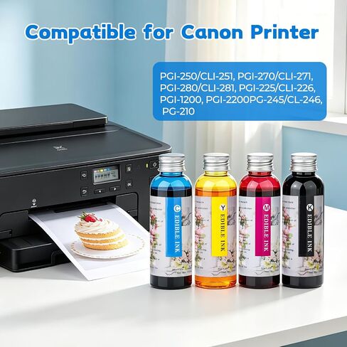 4×100 ML Ink Refill Kit, Compatible for 280XL 281XL 270XL 271XL 250XL 251XL,Suitable for PIXMA TS702a TS702 TR8620a IX6820 TR8622a TR6320, 4 Colors BK C Y M with 4pcs Refill Syringe in Saudi Arabia