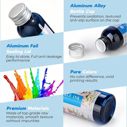 4×100 ML Ink Refill Kit, Compatible for 280XL 281XL 270XL 271XL 250XL 251XL,Suitable for PIXMA TS702a TS702 TR8620a IX6820 TR8622a TR6320, 4 Colors BK C Y M with 4pcs Refill Syringe in Saudi Arabia