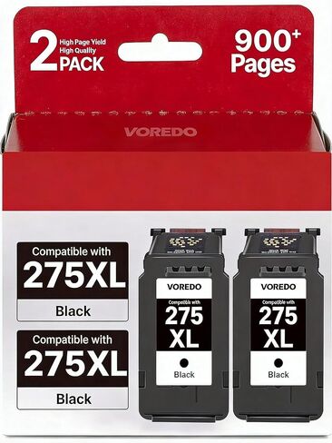 PG-275 XL Black Ink Cartridge PG-275XL for Canon 275 Black 275XL Ink in Kuwait
