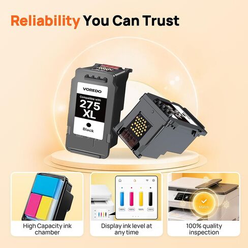PG-275 XL Black Ink Cartridge PG-275XL for Canon 275 Black 275XL Ink in Kuwait