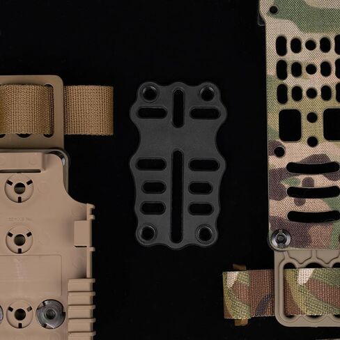 Tactical Modular Holster Adapter QLS Quick Detach Platform MHA Universal Mount Military Hunting Airsoft Pistol Mag Holsters Accessory Black in Saudi Arabia