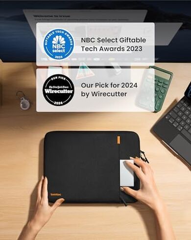 حافظة Tomtoc 360 درجة لجهاز iPad Air M4-M2 وPro M5-1st مقاس 11 بوصة (مع لوحة مفاتيح سحرية) + منظم مقاوم للماء للأسلاك والهاتف والكابلات وأجهزة Airpods وUSB - حافظة الكمبيوتر اللوحي وحزمة الحقيبة التقنية in Kuwait