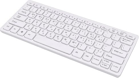 Korean Keyboard Wireless 2.4GHz 78 Keys Proof aptop Korean Keyboard with Anti Fade Keys for PC Laptop Language Users Learners Enthusiasts in Saudi Arabia