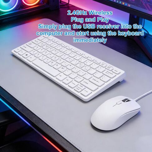 Korean Keyboard Wireless 2.4GHz 78 Keys Proof aptop Korean Keyboard with Anti Fade Keys for PC Laptop Language Users Learners Enthusiasts in Saudi Arabia