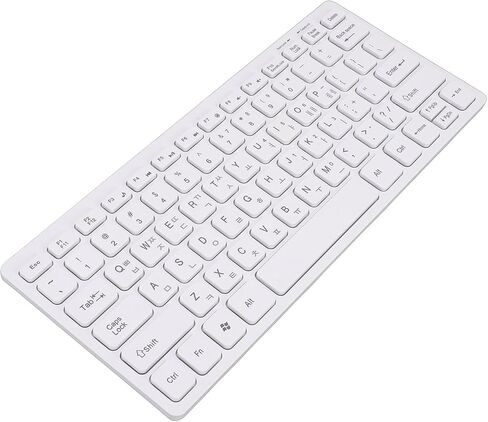 Korean Keyboard Wireless 2.4GHz 78 Keys Proof aptop Korean Keyboard with Anti Fade Keys for PC Laptop Language Users Learners Enthusiasts in Saudi Arabia
