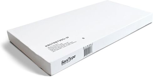 SaniType 'Blue Connect' Professional-Grade Rigid Silicone Washable Wireless Bluetooth®; Keyboard with ON/Off Switch (BT) (White) | KBSTRBT99Si-W in Saudi Arabia