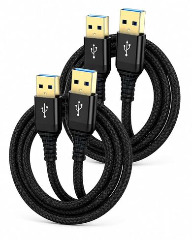 USB to USB Cable 6ft, Male to Male USB A To USB A Cable for WD Hard Drives in Kuwait