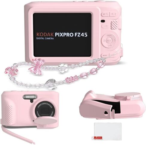 for Silicone Case for Kodak PIXPRO FZ45 Digital Camera-Pink in Saudi Arabia