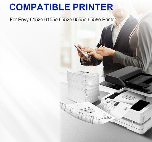 2 Pack 68 High Yield Black and Tri-Color Ink Cartridge Set 7FP22TN 7FP20TN Compatible for 6152e 6155e 6552e 6555e 6558e Printer (1 Black, 1 Tri-Color) in Saudi Arabia