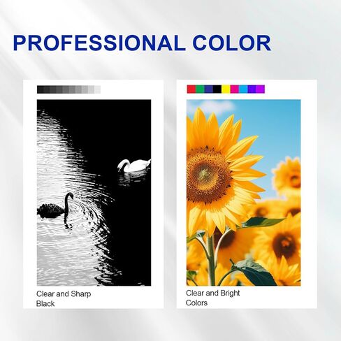 2 Pack 68 High Yield Black and Tri-Color Ink Cartridge Set 7FP22TN 7FP20TN Compatible for 6152e 6155e 6552e 6555e 6558e Printer (1 Black, 1 Tri-Color) in Saudi Arabia