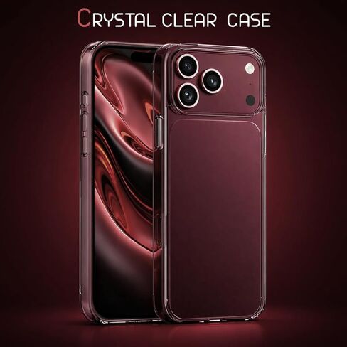Case for iPhone 18 Pro Max Case Clear 18 Series [Not Yellowing] [Military-Grade Drop Protection] [Anti-Yellowing] Protective Clear with Shockproof Bumper 2026 in Saudi Arabia
