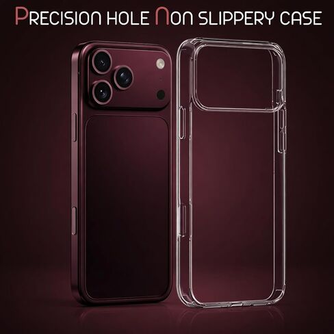 Case for iPhone 18 Pro Max Case Clear 18 Series [Not Yellowing] [Military-Grade Drop Protection] [Anti-Yellowing] Protective Clear with Shockproof Bumper 2026 in Saudi Arabia