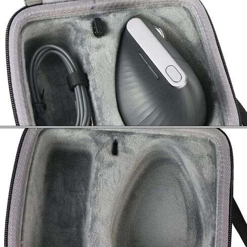 QINGFAN Shockproof Travel Case for Ergonomic Mouse with Detachable Strap and Spacious Interior in Saudi Arabia