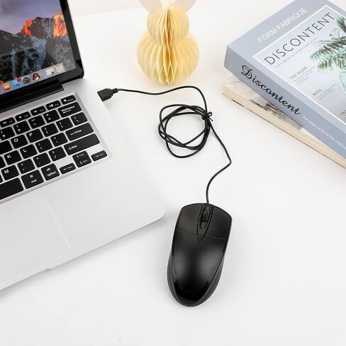 36 Pcs Black USB Wired Mouse, 1200 DPI 3‑Button Corded Mice Bulk in Saudi Arabia