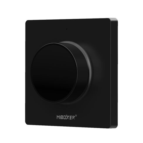 MiBOXER K1-W Rotating Switch Panel Remote, Wireless 2.4GHz LED On/Off & Dimmer Wall Remote, Single Color Brightness Control, Magnetic Mount in Saudi Arabia