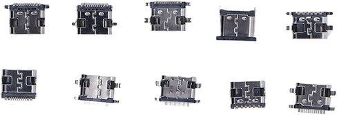 USB C Female Connector Stainless Steel Solder Type Repair in Saudi Arabia