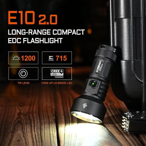 ACEBEAM E10 Longest-Range Pocket EDC Flashlight 715 Meters in Saudi Arabia