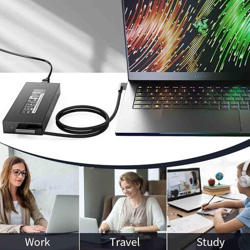 280W 19.5V 14.36A Gan Charger for Razer Blade 16 18 RZ09-0483 RZ09-0484 RTX 4070 4080 4090 with AC Power Supply Adapater Cord in Saudi Arabia