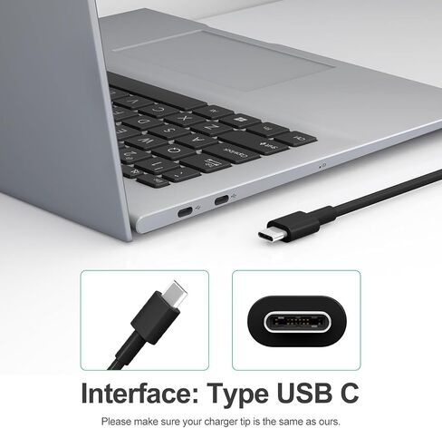 شاحن كمبيوتر محمول USB C بقدرة 130 واط لشاحن الكمبيوتر المحمول Dell من النوع C متوافق مع Dell XPS 17/9700 9710 9720 9730، XPS 15/9510 9520 9500، Precision 5560 5770، Latitude 7530 9330 محول سلك الطاقة 10FT in Kuwait