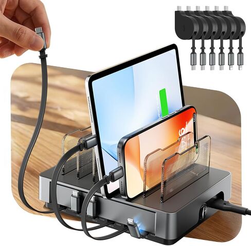 SooPii HomeHub H1 Pro 120W Charging Station for Multiple Devices,Grey in Saudi Arabia