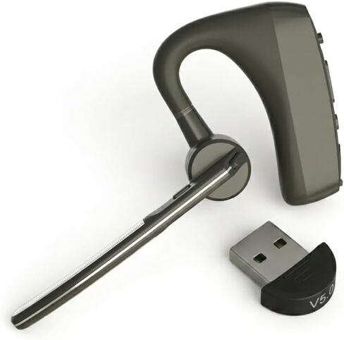 Bluetooth Headset Wireless Headphone Hook Earbud with Mic USB Dongle in Saudi Arabia