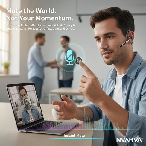 Bluetooth Headset Wireless Headphone Hook Earbud with Mic USB Dongle in Saudi Arabia