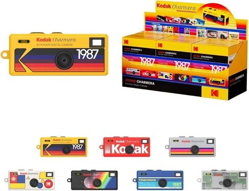 Kodak Charmera Key Chain Digital Camera (Random Style Blind Box) with 64 GB Micro SDHC Card and Reader, Memory Card Wallet Bundle in Saudi Arabia