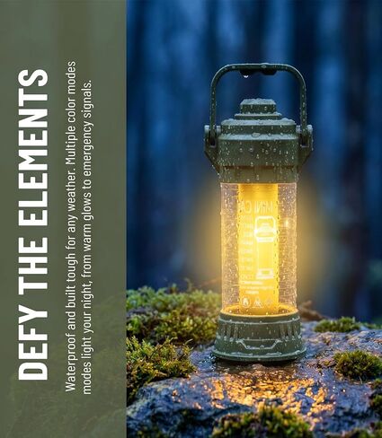 USB-C Rechargeable 2-in-1 Mini Lantern and Flashlight-Small Camping Light in Kuwait