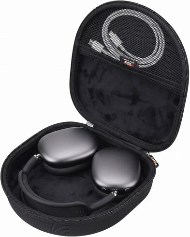 Hard EVA Carrying Case Compatible with Apple AirPods Max/AirPods Max 2, Protective Travel Carry Bag Portable Storage Organizer for Headphones & Accessories (Case Only) in Kuwait