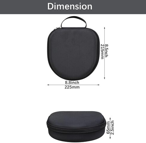 Hard EVA Carrying Case Compatible with Apple AirPods Max/AirPods Max 2, Protective Travel Carry Bag Portable Storage Organizer for Headphones & Accessories (Case Only) in Kuwait