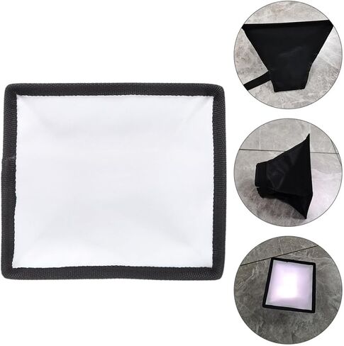 15x17cm Dark Cloth Flash Diffuser with Hook and Loop Closure in Kuwait
