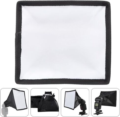 15x17cm Dark Cloth Flash Diffuser with Hook and Loop Closure in Kuwait