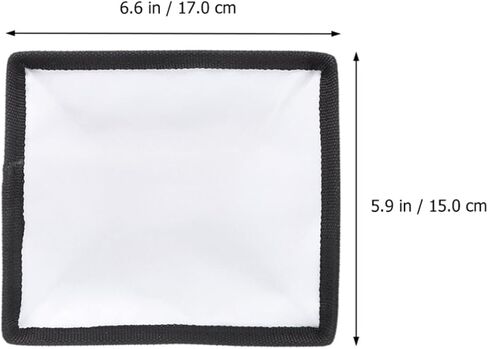 2pcs 2pcs Flash Diffuser Cap for Square Head Overhead Lamp 15x17cm in Kuwait