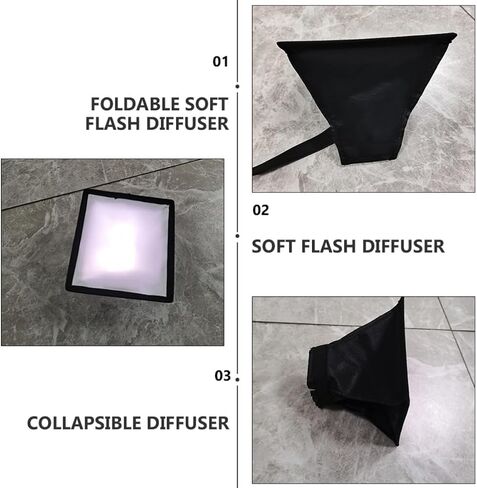2pcs 2pcs Flash Diffuser Cap for Square Head Overhead Lamp 15x17cm in Kuwait