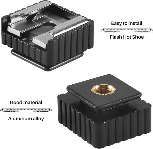 Stable 1/4 Inch Thread Flash Hot Shoe Mount Adapter for Stands in Saudi Arabia