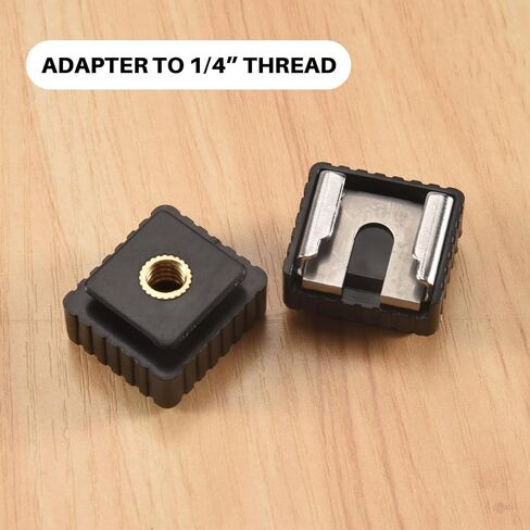 Stable 1/4 Inch Thread Flash Hot Shoe Mount Adapter for Stands in Saudi Arabia